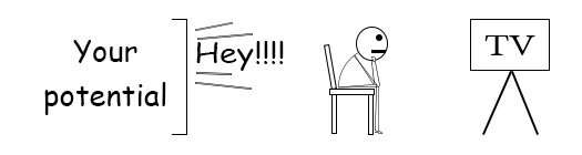 Stick figure TV